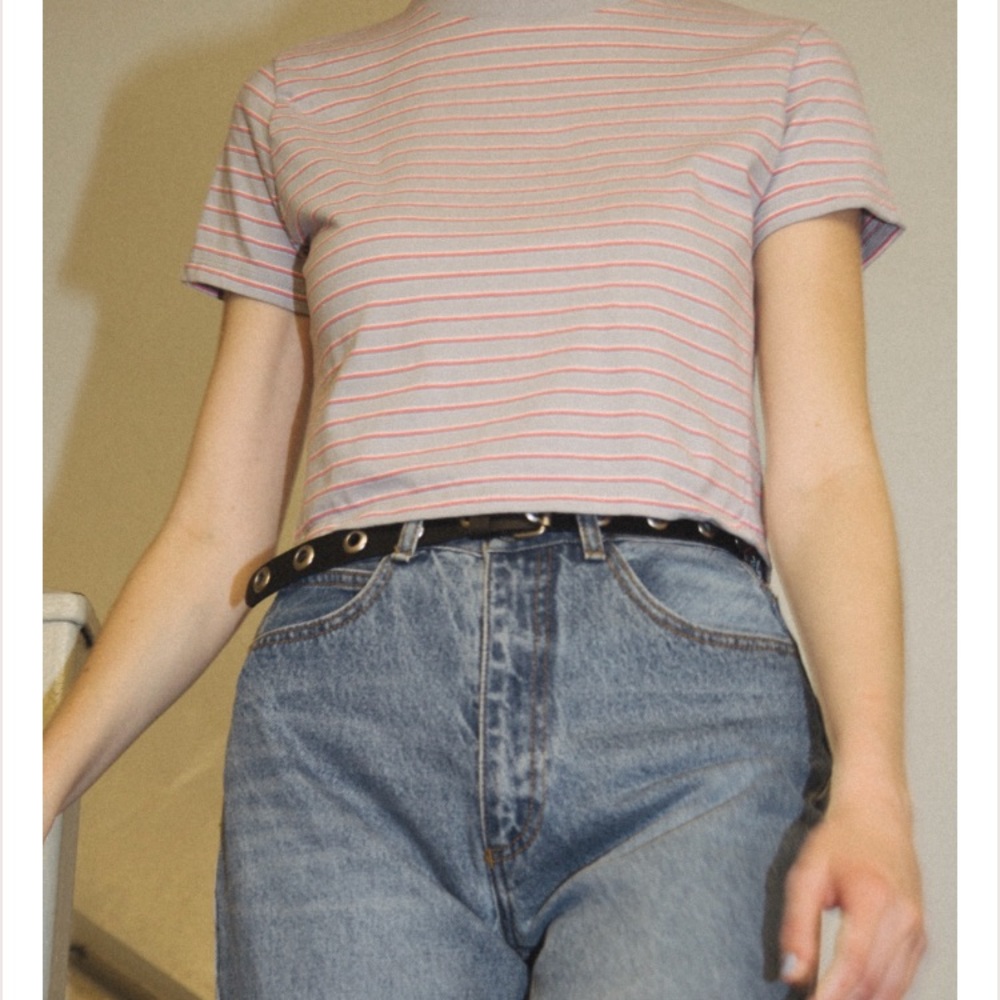 NWT Brandy Melville Helen striped tee